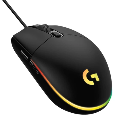 Logitech G203 LIGHTSYNC gaming egér - Fekete (910-005796)