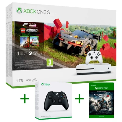 Xbox One S 1TB + Forza Horizon 4 + extra Xbox vezeték nélküli irányítópad