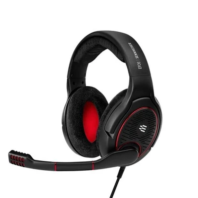 Sennheiser EPOS Game One Gaming Headset, Nyitott - Fekete/Piros (1000236)