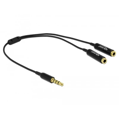 Delock Audio Spiter 3,5mm Jack Apa - 2x Jack Anya