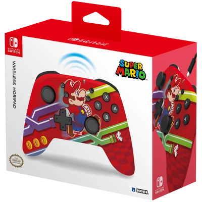 Nintendo Switch Horipad Wireless Controller Retro Mario