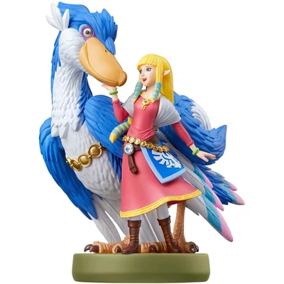 Amiibo Zelda &amp;amp; Loftwing kiegészítő figura
