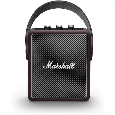 Marshall Stockwell II Bluetooth hordozható aktív sztereó hangfal - Burgundy
