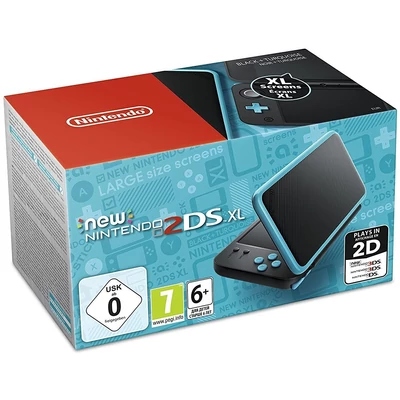 New Nintendo 2DS XL (Black/Turquise)