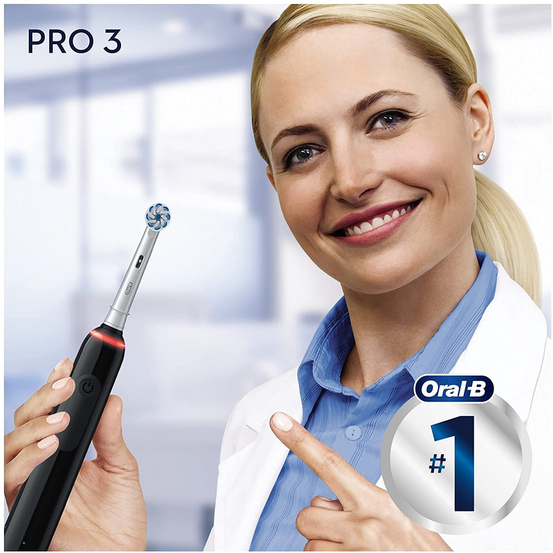 Oral-B PRO 3 3000 Sensitive Clean elektromos fogkefe - Fekete