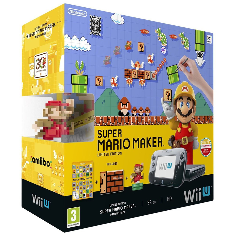 Nintendo Wii U 32GB + Super Mario Maker Bundle