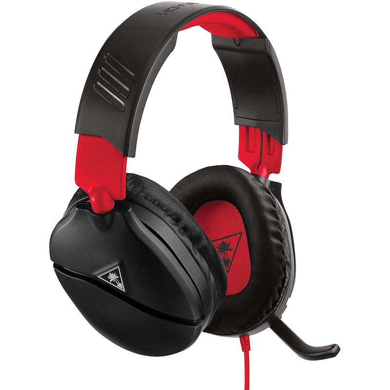Turtle Beach Ear Force Recon 70N Gaming Headset - Fekete/Piros