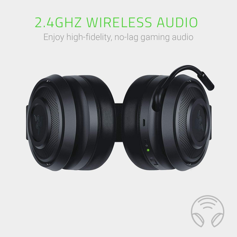 Razer Nari Essential Wireless Gaming Headset - Fekete (RZ04-02690100-R3M1)