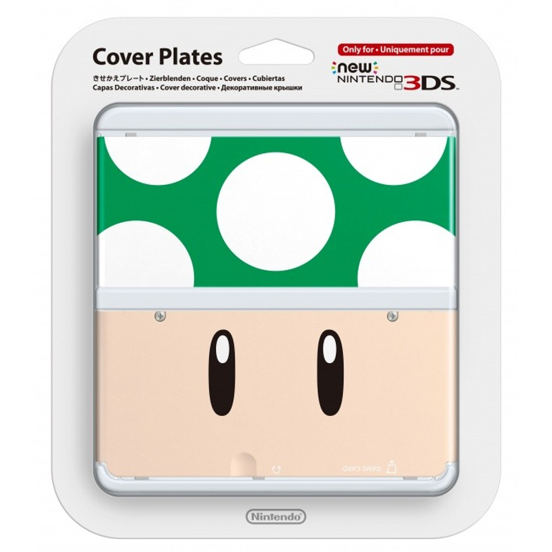 New 3DS Nintendo Cover Plates Toad (Green)