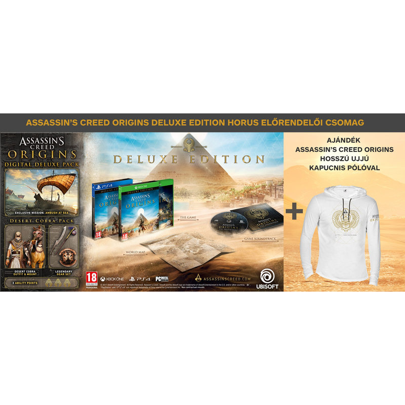 Assassin's Creed Origins Deluxe Edition + Horus Pack
