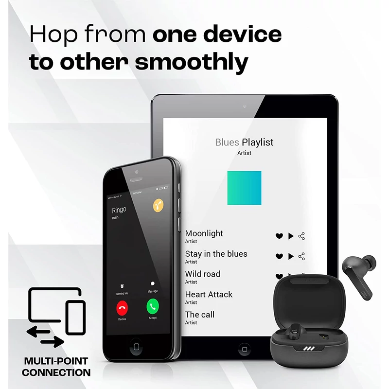 JBL Live Pro 2 TWS fülhallgató - Fekete (JBLLIVEPRO2TWSBLK)