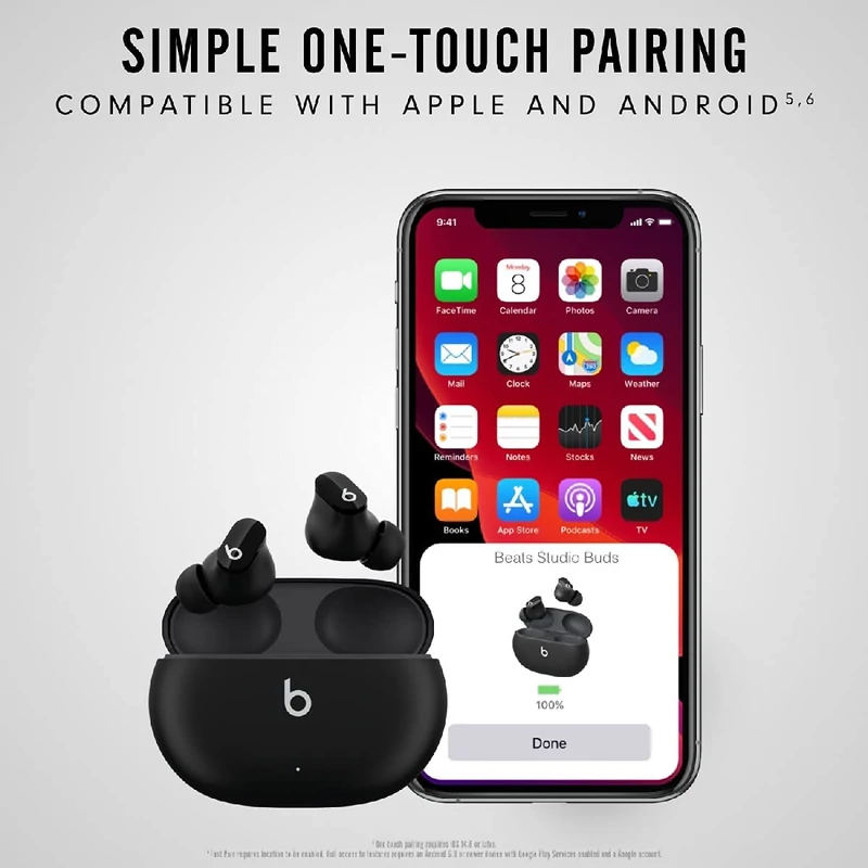 Beats Studio Buds True Wireless zajszűrős fülhallgató – Fekete