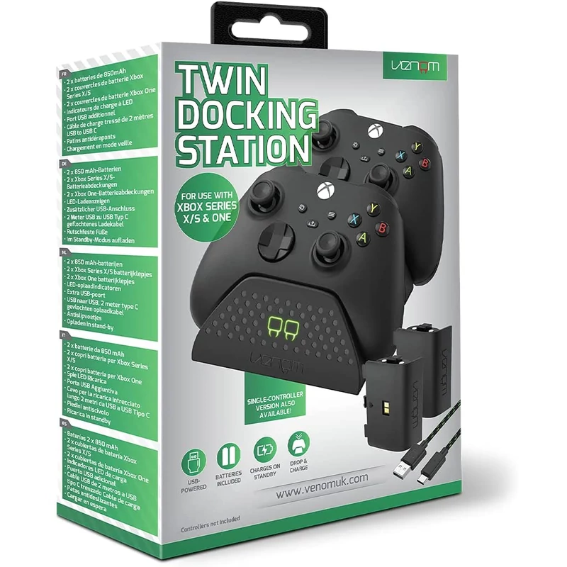 Venom Twin Docking Station Black (Xbox Series)