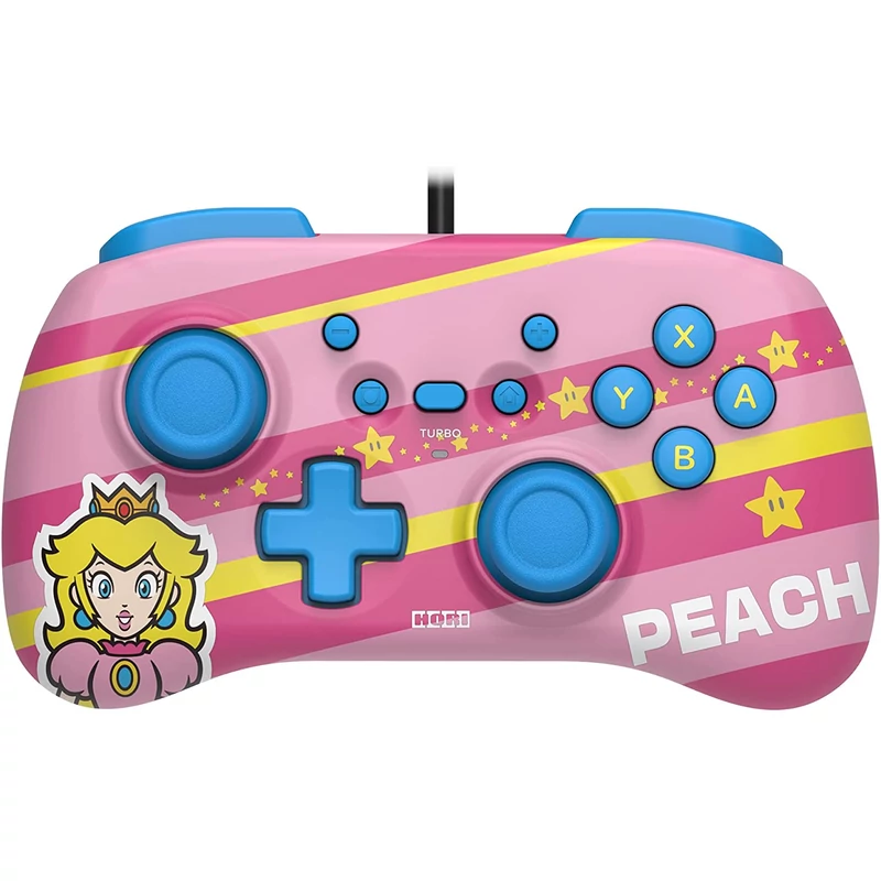 Nintendo Switch Horipad Wired Mini Controller Peach