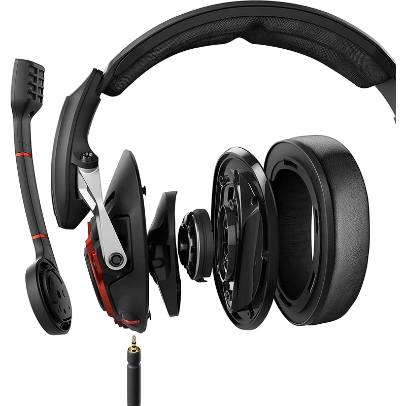 Sennheiser EPOS GSP 600 headset - Fekete/Piros (1000244)