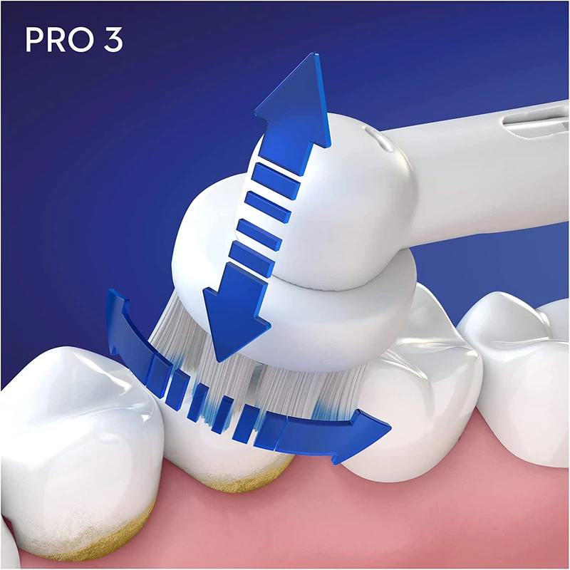 Oral-B PRO 3 3900 DUO elektromos fogkefe - Fekete/Fehér