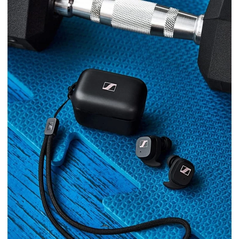 Sennheiser SPORT True Wireless fülhallgató - Fekete (509299)