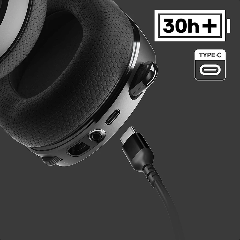 SteelSeries Arctis 7+ Wireless Gaming Headset - Fekete (61470)