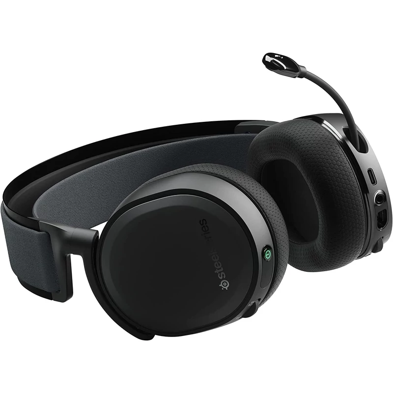 SteelSeries Arctis 7+ Wireless Gaming Headset - Fekete (61470)