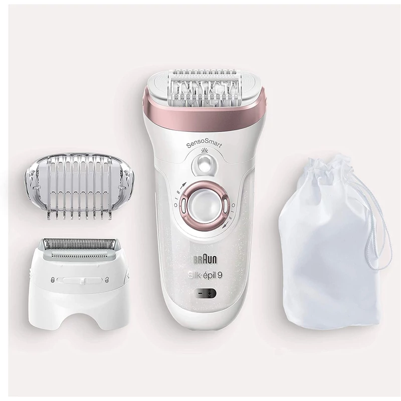 Braun Silk-épil 9 9-720 SensoSmart epilátor - Fehér/Rózsaszín (SES9720)
