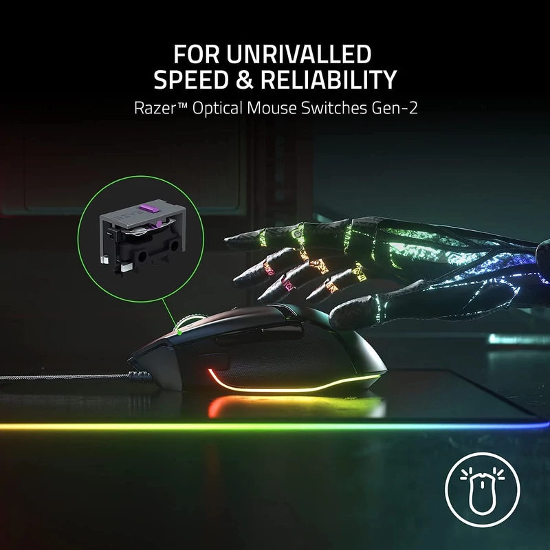 Razer Basilisk V3 egér (RZ01-04000100-R3M1)