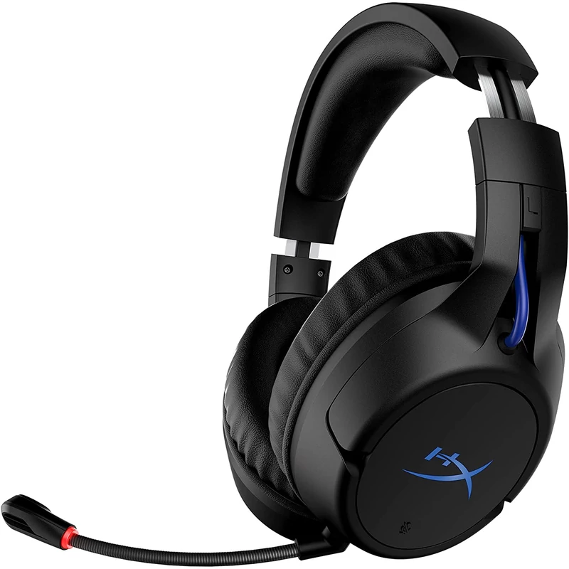 Kingston HyperX Cloud Flight Wireless for PS5/PS4 gaming headset - Fekete/Kék (HHSF1-GA-BK/G)