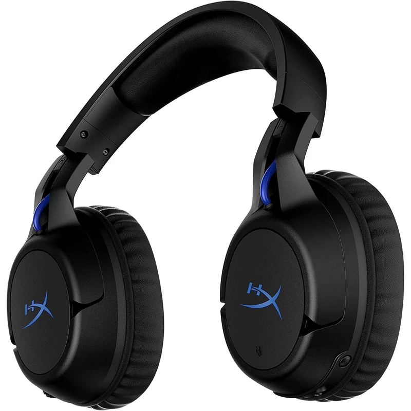 Kingston HyperX Cloud Flight Wireless for PS5/PS4 gaming headset - Fekete/Kék (HHSF1-GA-BK/G)