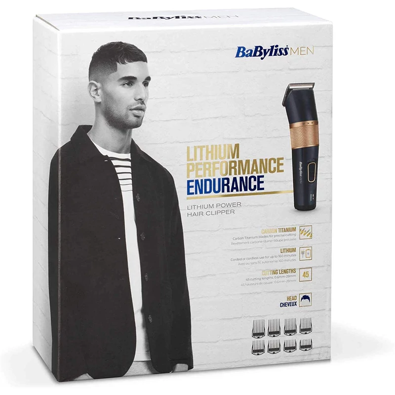 BaByliss E986E vezeték nélküli hajvágó - Kék/Arany