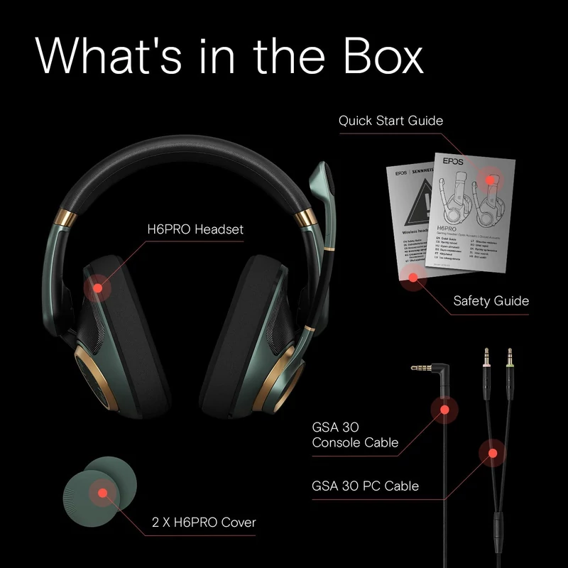 Sennheiser EPOS H6PRO OPEN nyitott akusztikájú headset - Zöld (1000970)