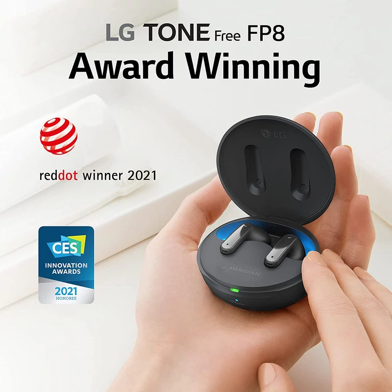 LG TONE Free FP8 bluetooth fülhallgató - Fekete