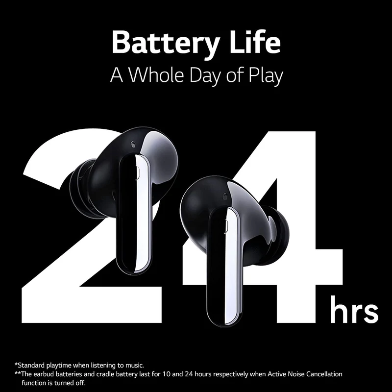 LG TONE Free FP9 bluetooth fülhallgató - Fekete