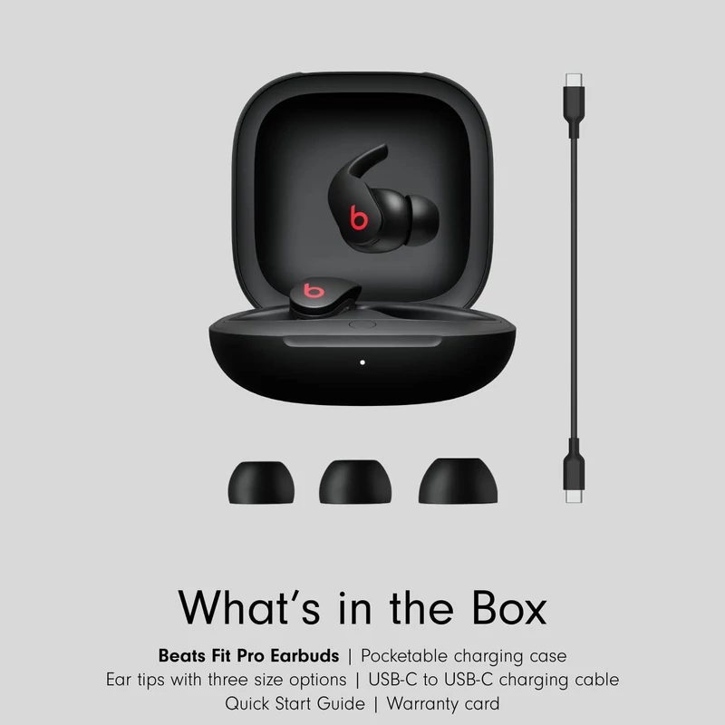 Beats Fit Pro vezeték nélküli fülhallgató – Fekete