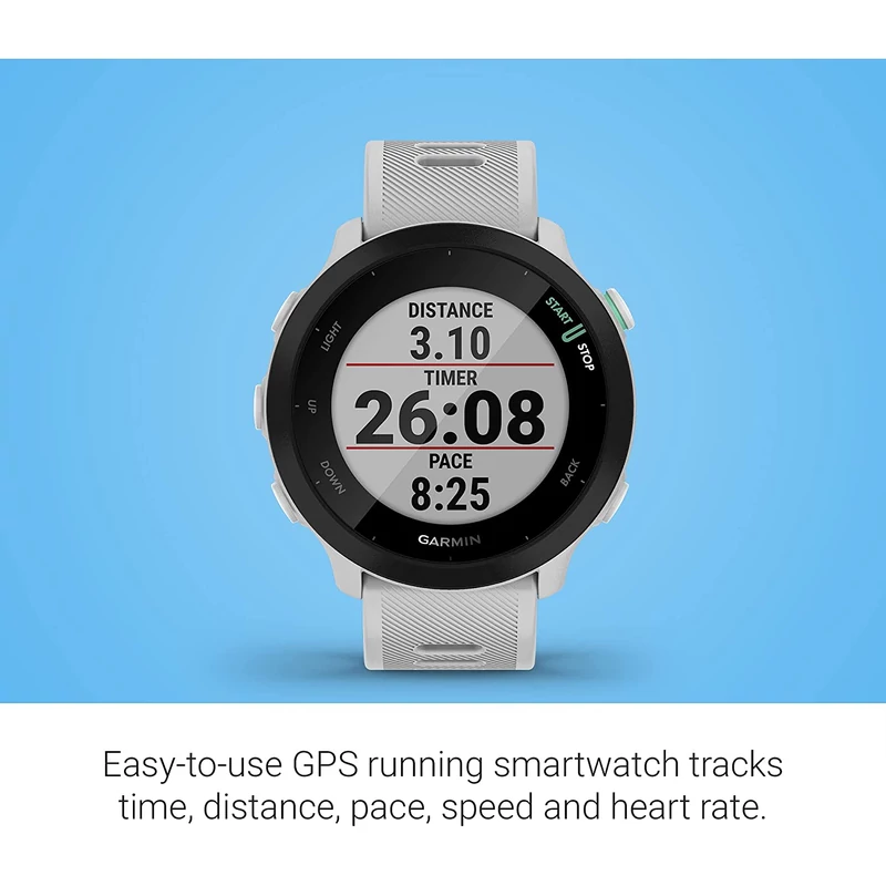Garmin Forerunner 55 futóóra - Fehér