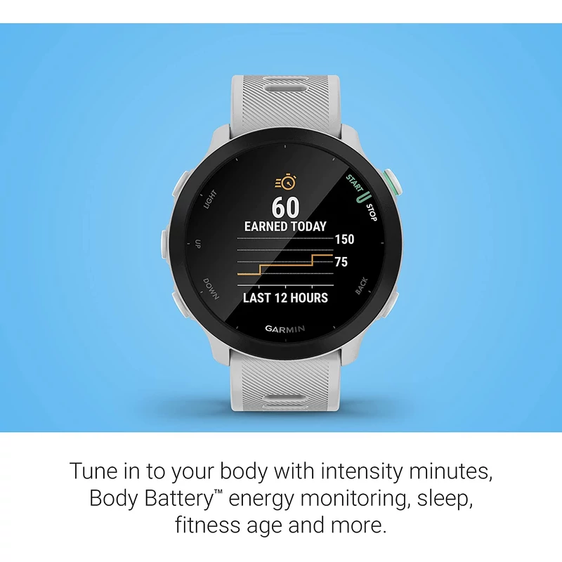 Garmin Forerunner 55 futóóra - Fehér