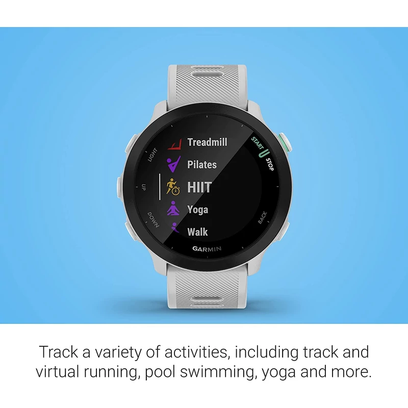 Garmin Forerunner 55 futóóra - Fehér