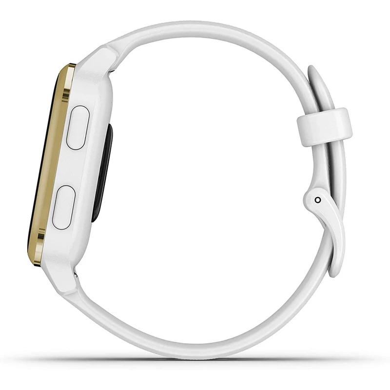 Garmin Venu SQ okosóra - Fehér/Arany (010-02427-11)