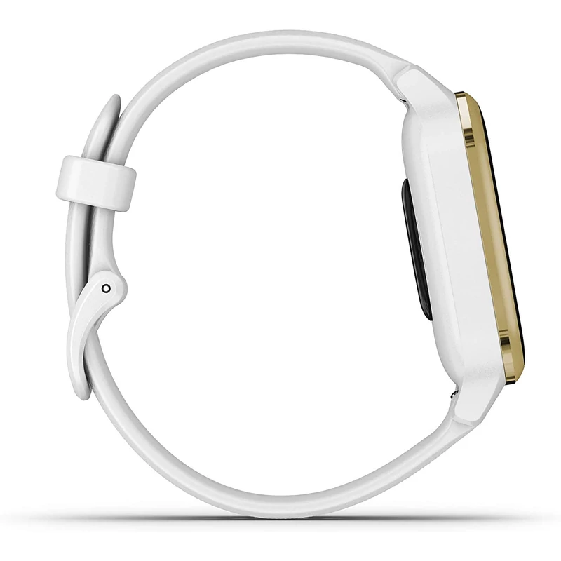 Garmin Venu SQ okosóra - Fehér/Arany (010-02427-11)