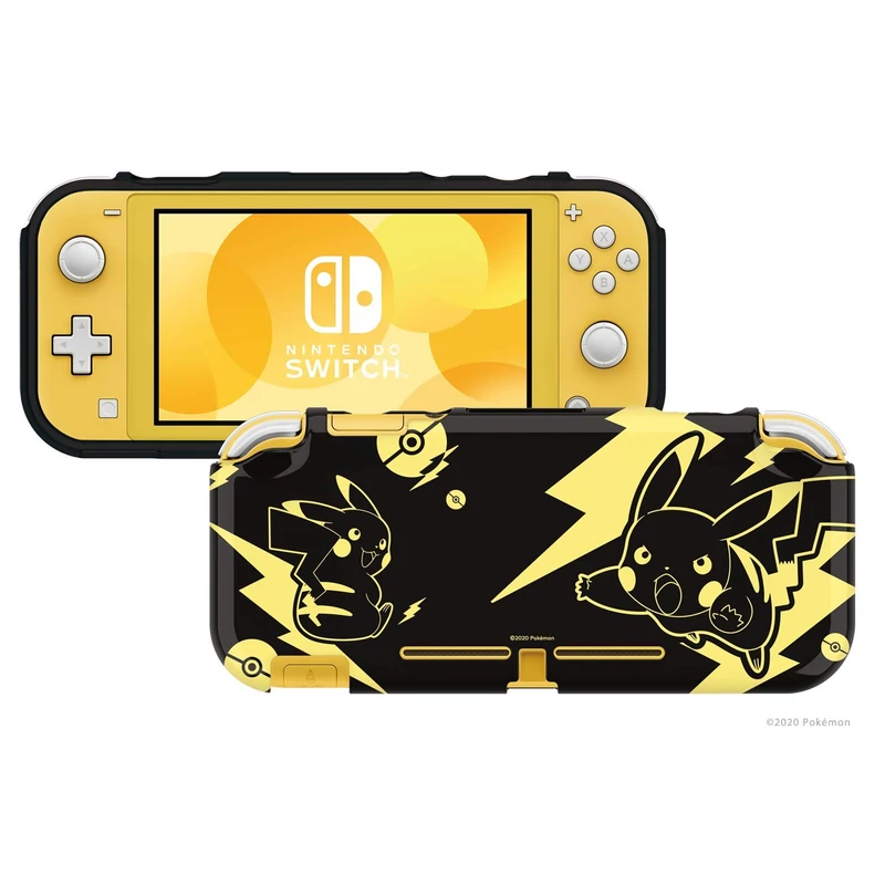 Nintendo Switch Lite Hori Duraflexi Protector  (Pikachu Black & Gold Edition)
