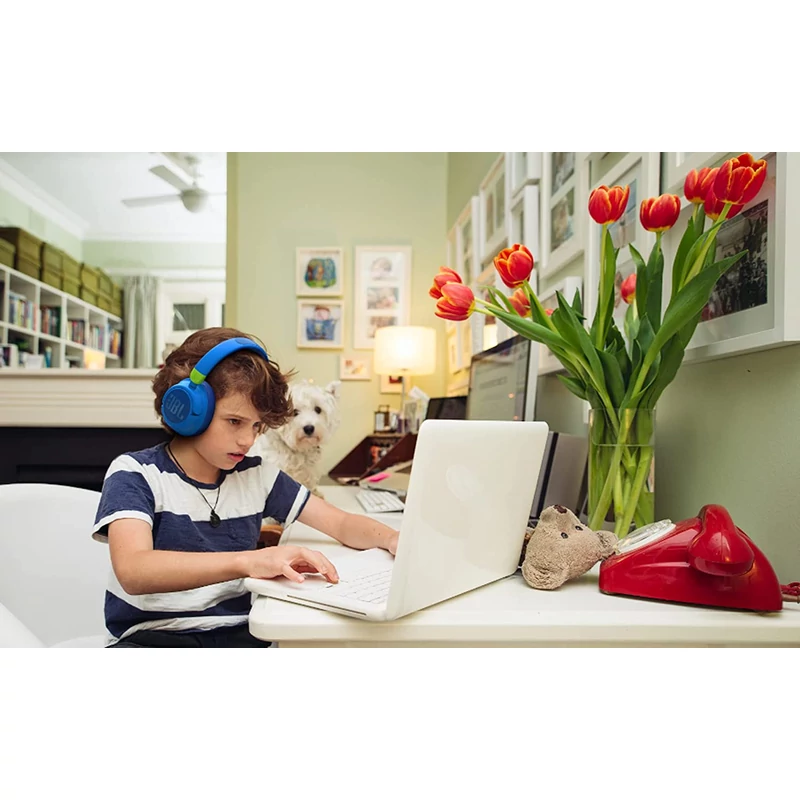 JBL JR 460NC bluetooth fejhallgató - Kék (JBLJR460NCBLU)
