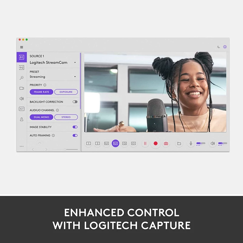 Logitech StreamCam - Fehér (960-001297)