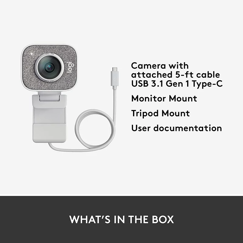 Logitech StreamCam - Fehér (960-001297)