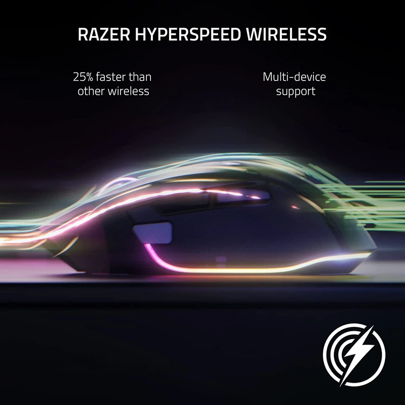 Razer Basilisk V3 Pro wireless egér - Fekete (RZ01-04620100-R3G1)