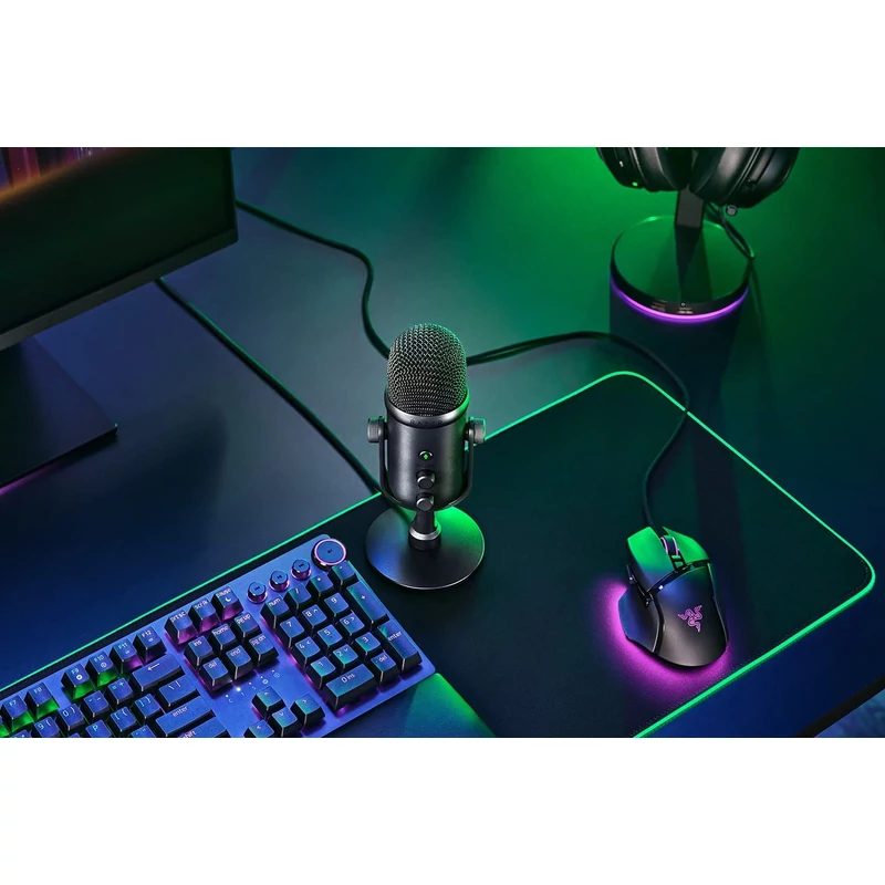 Razer Seiren V2 Pro mikrofon - Fekete (RZ19-04040100-R3M1)