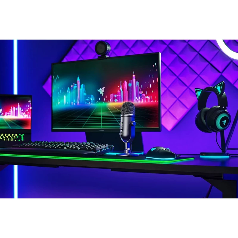 Razer Seiren V2 Pro mikrofon - Fekete (RZ19-04040100-R3M1)