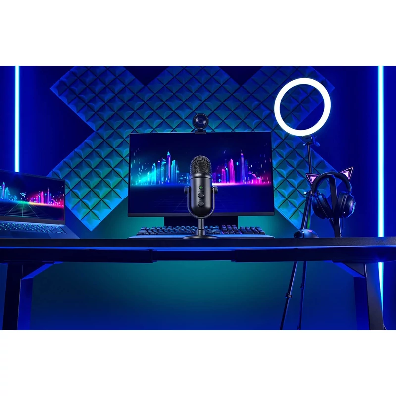 Razer Seiren V2 Pro mikrofon - Fekete (RZ19-04040100-R3M1)