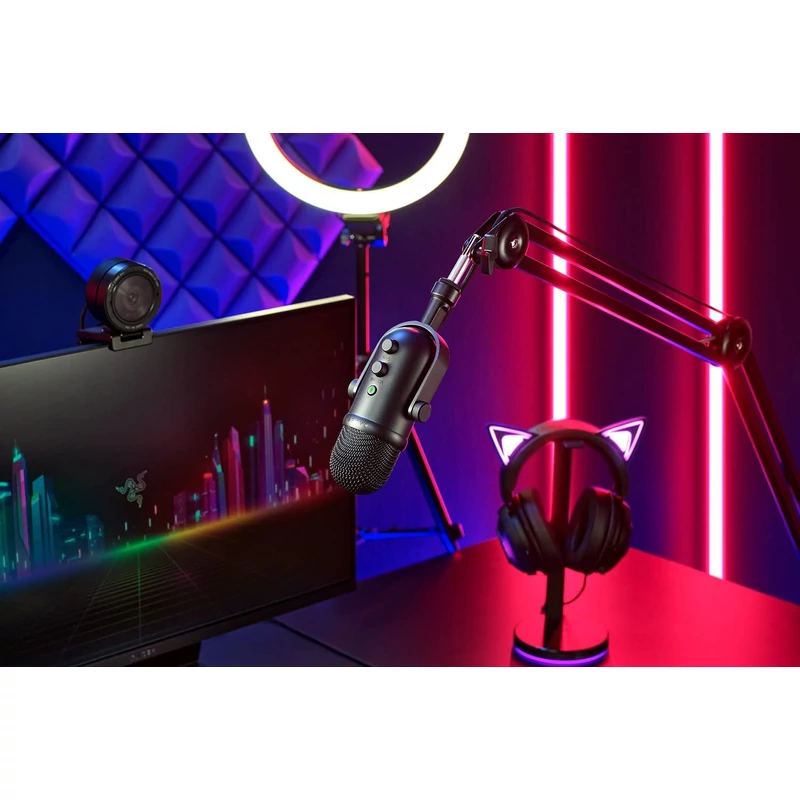 Razer Seiren V2 Pro mikrofon - Fekete (RZ19-04040100-R3M1)