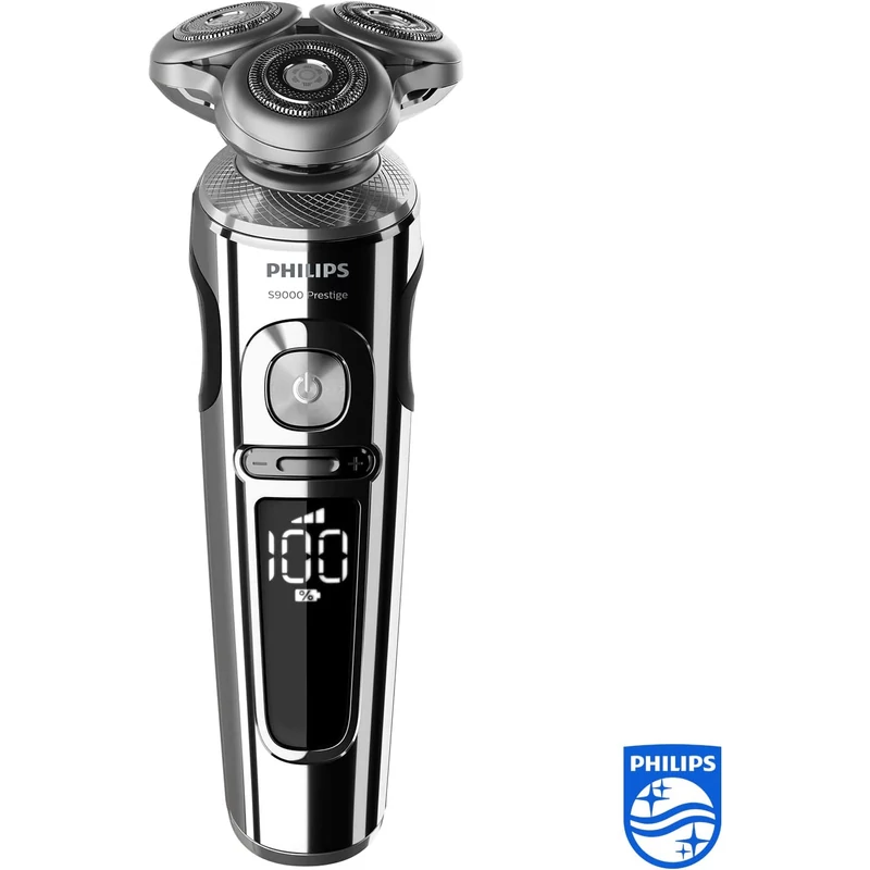 Philips SP9863/14 Series 9000 Prestige elektromos borotva - Fekete/Króm