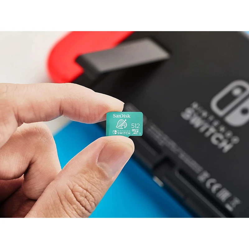 Sandisk Nintendo Switch Micro SDXC 512GB UHS-I U3 (SDSQXAO-512G-GNCZN)