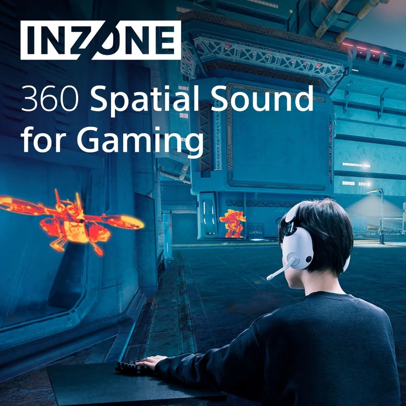 Sony INZONE H7 wireless headset - Fehér/Fekete (WHG700W.CE7)