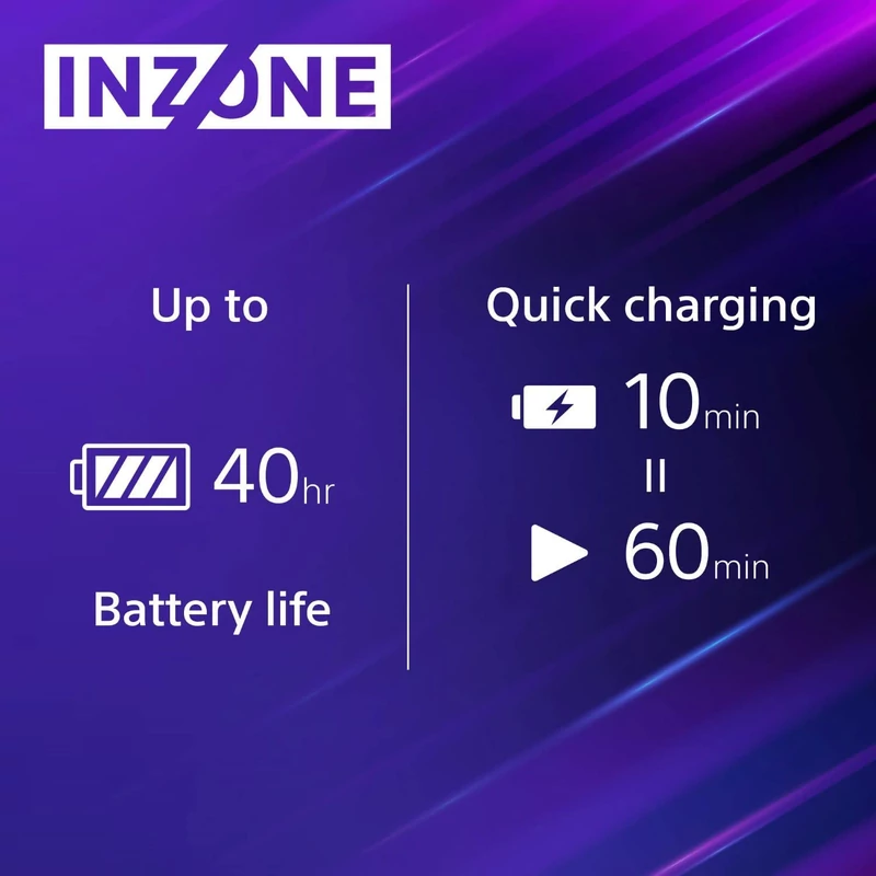 Sony INZONE H7 wireless headset - Fehér/Fekete (WHG700W.CE7)